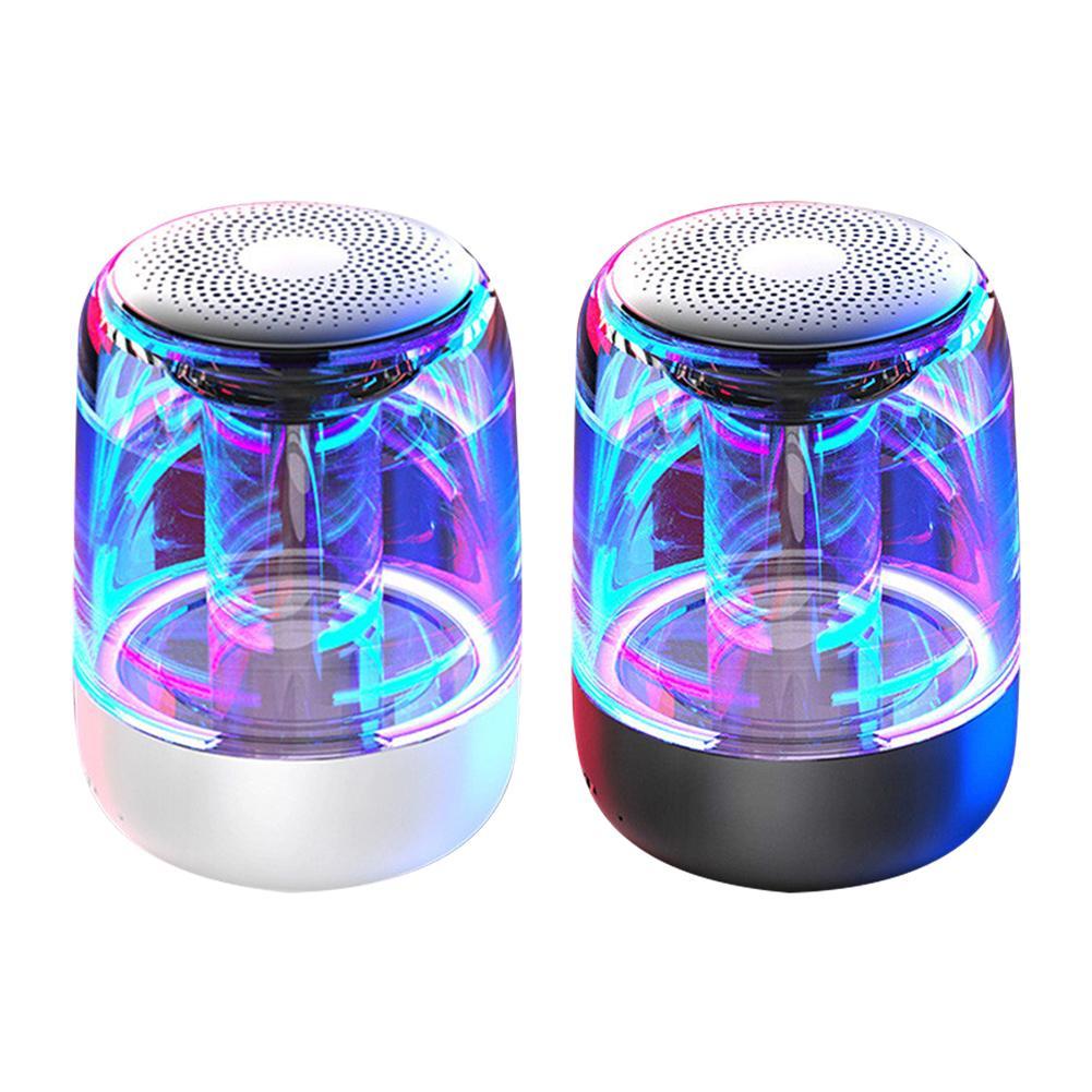 Portable Wireless Bluetooth Speaker with Bass Boost & LED Lights