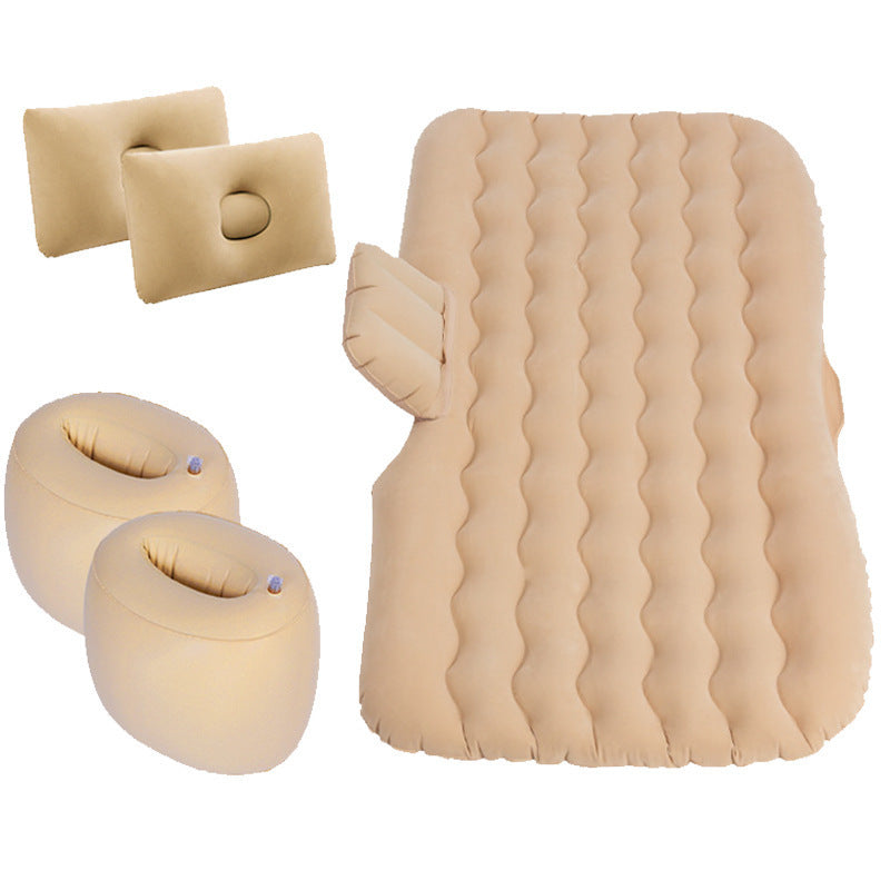 Inflatable Car Mattress β Comfortable Travel Air Bed with Pillows for Outdoor & Car Sleeping