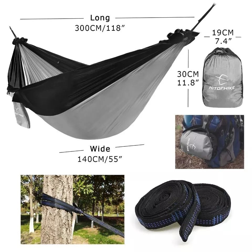 Portable Double Hammock - Lightweight Outdoor Camping