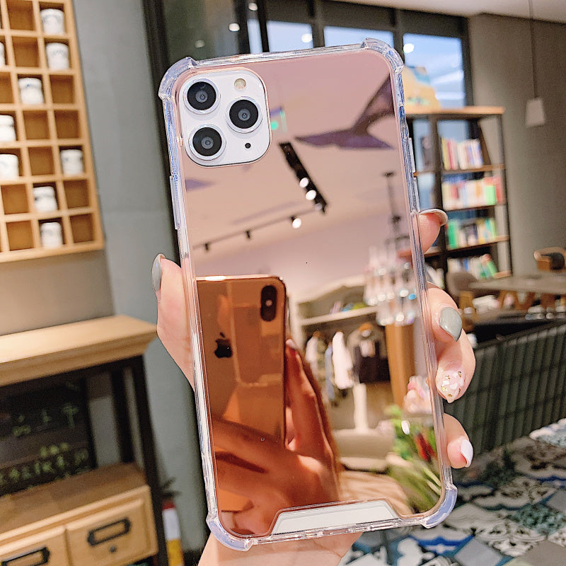 Mirror Phone Case with Drop Resistance β Stylish Protective Case for iPhone