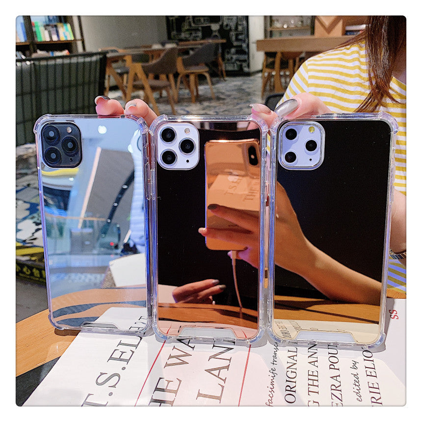 Mirror Phone Case with Drop Resistance β Stylish Protective Case for iPhone
