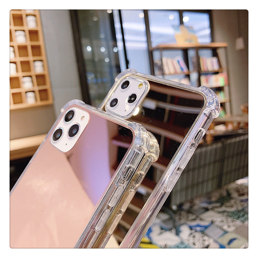 Mirror Phone Case with Drop Resistance β Stylish Protective Case for iPhone