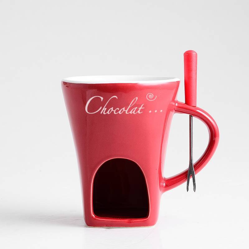Mini Fondue Mug Set - Personal Chocolate & Cheese Melter