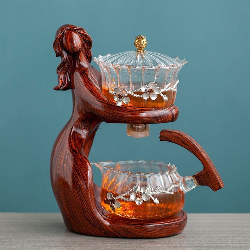 Glass Tea Set with Auto Infuser