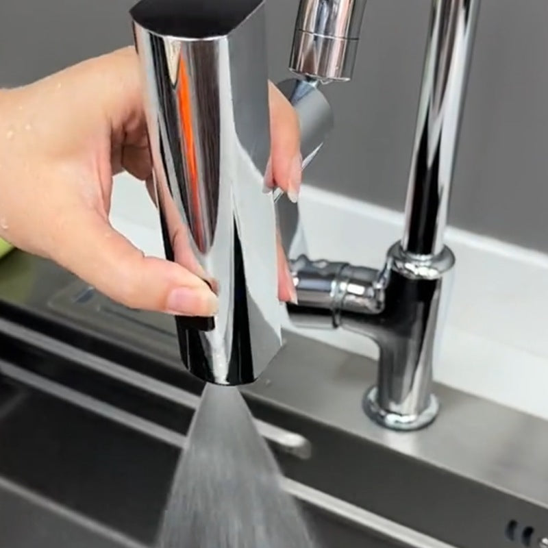 Multifunctional Kitchen Faucet with Waterfall & Rotating Nozzle