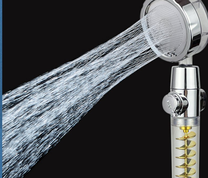 Twin-Turbo Pressurized Shower Head