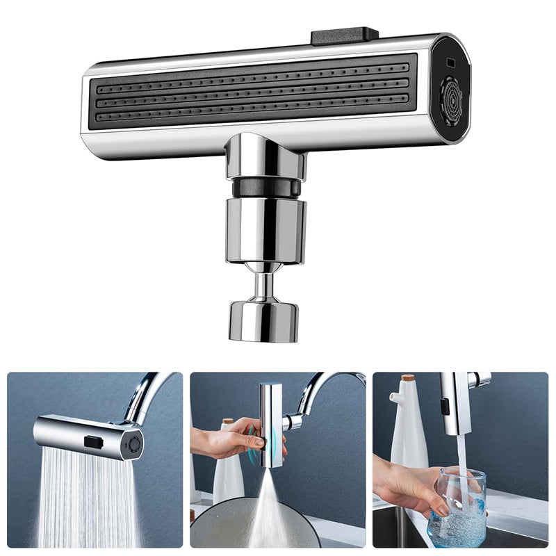 Multifunctional Kitchen Faucet with Waterfall & Rotating Nozzle