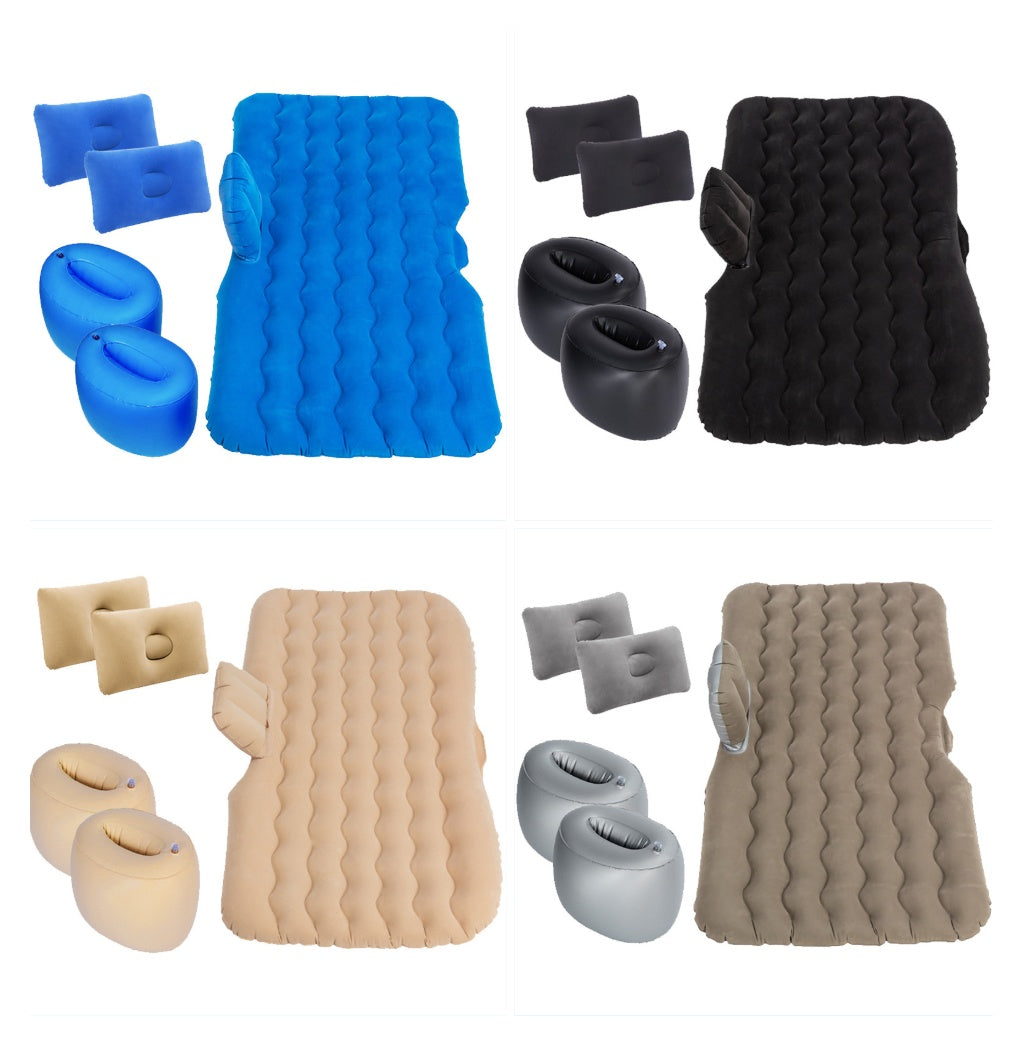 Inflatable Car Mattress β Comfortable Travel Air Bed with Pillows for Outdoor & Car Sleeping