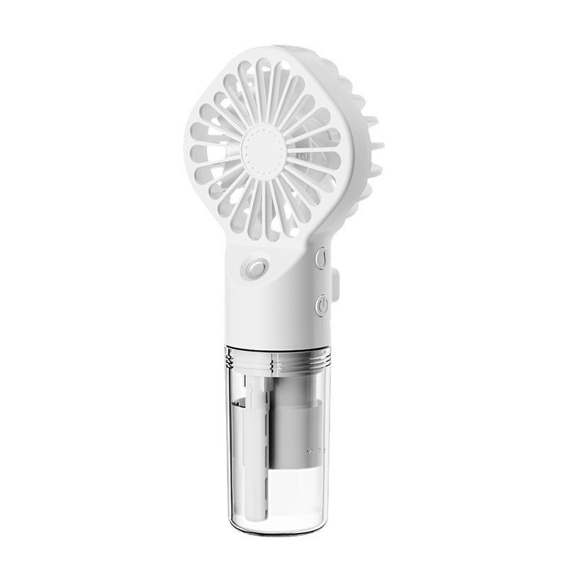 4-Speed Portable Mist Spray Fan – USB Rechargeable & Handheld
