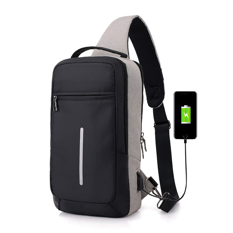 Smart Security Chest Bag with USB Charging