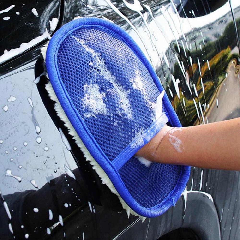 Soft Hair Car Wash Gloves β Premium Cleaning Mitt for Cars & Motorcycles