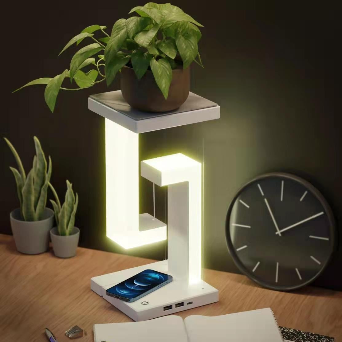 Creative Wireless Charging Floating LED Desk Lamp