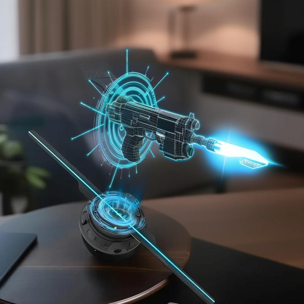 3D Hologram Fan Projector – Eye-Catching Display for Holidays & Parties
