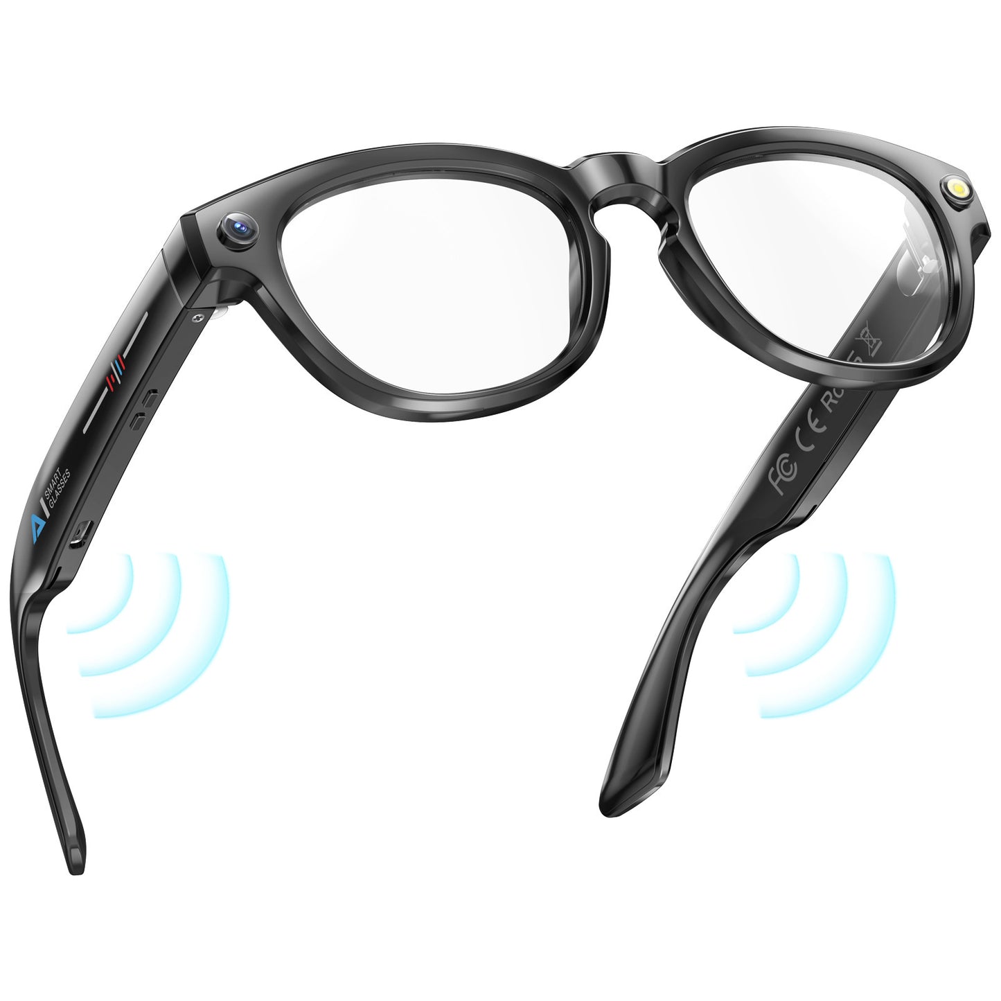 Smart Camera Glasses Strap – Built-in 200MP Camera for Hands-Free Recording