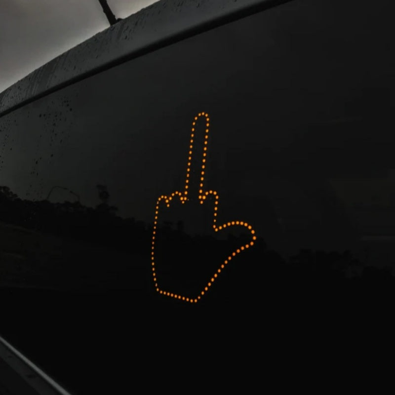LED Road Rage Light - Remote Control Gesture Lamp