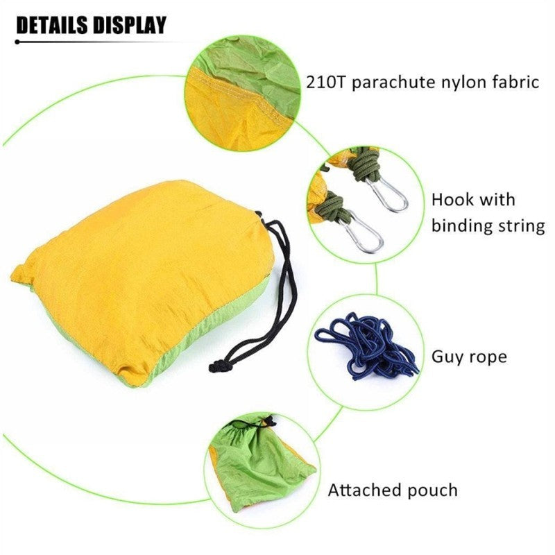 Portable Double Hammock - Lightweight Outdoor Camping