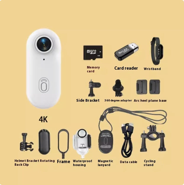 4K Action Camera Pro - Helmet & Bike Mount