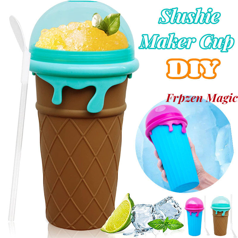 500ml Magic Slushy Cup – Quick-Freeze Smoothie & Ice Cream Maker
