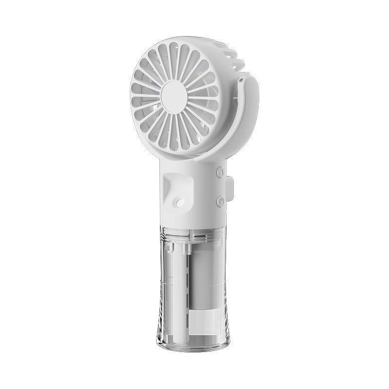 4-Speed Portable Mist Spray Fan – USB Rechargeable & Handheld