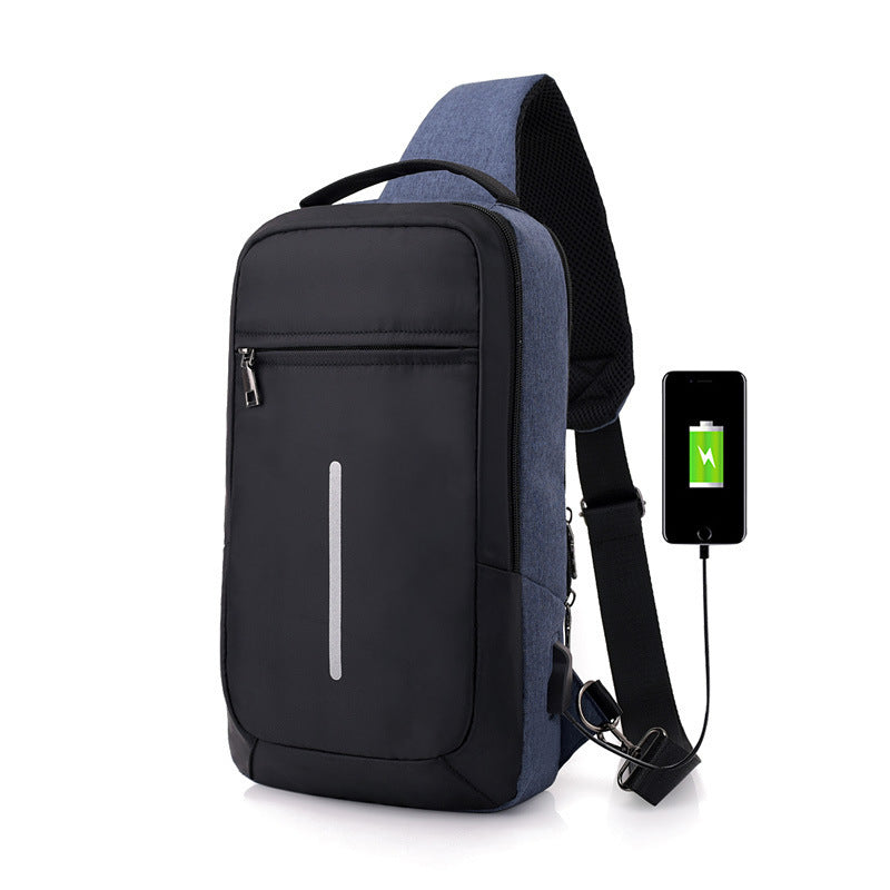 Smart Security Chest Bag with USB Charging