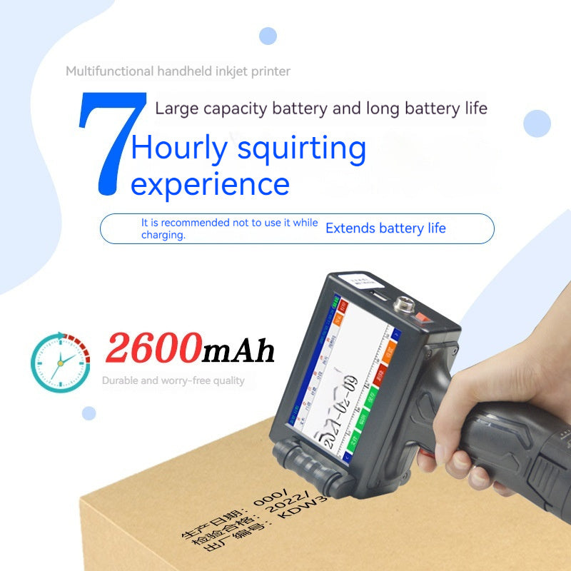 Smart Date Code Printer - Handheld Inkjet Machine