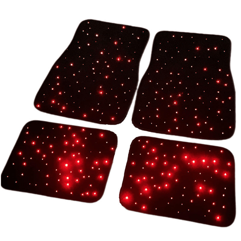LED Fiber Optic Car Floor Mat