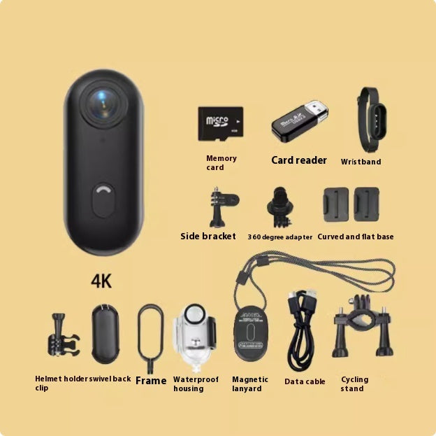 4K Action Camera Pro - Helmet & Bike Mount