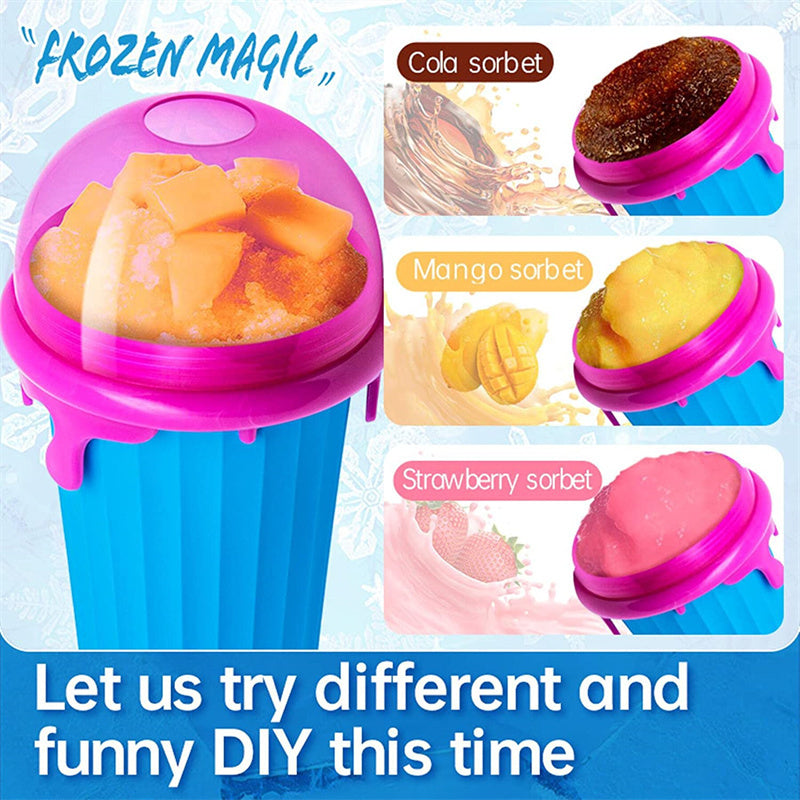 500ml Magic Slushy Cup – Quick-Freeze Smoothie & Ice Cream Maker