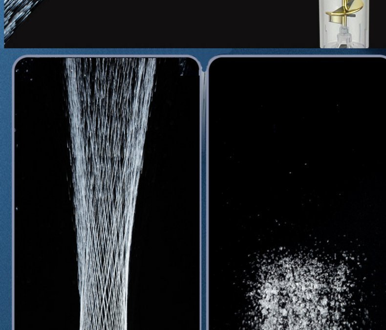 Twin-Turbo Pressurized Shower Head