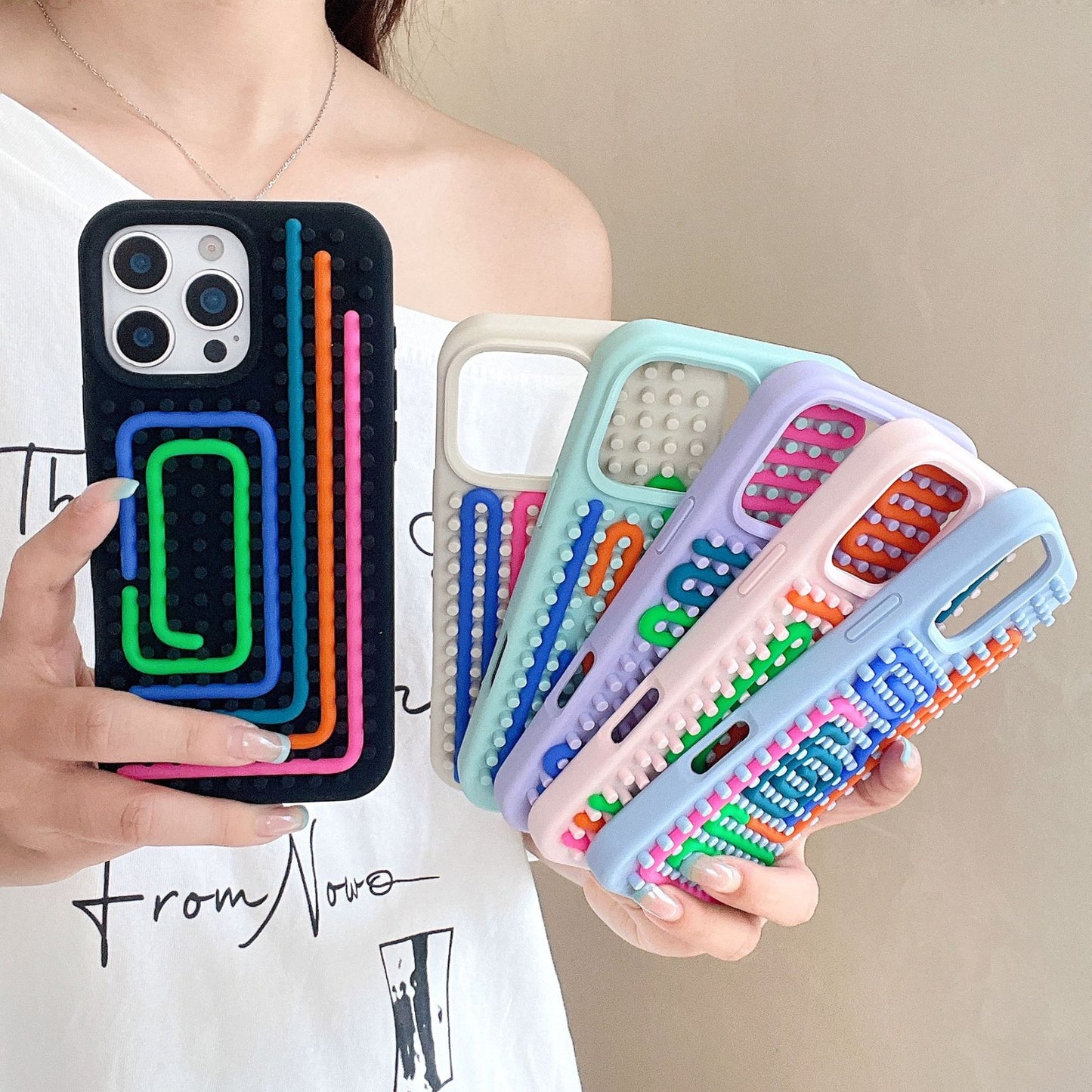 Striped Shield Phone Case