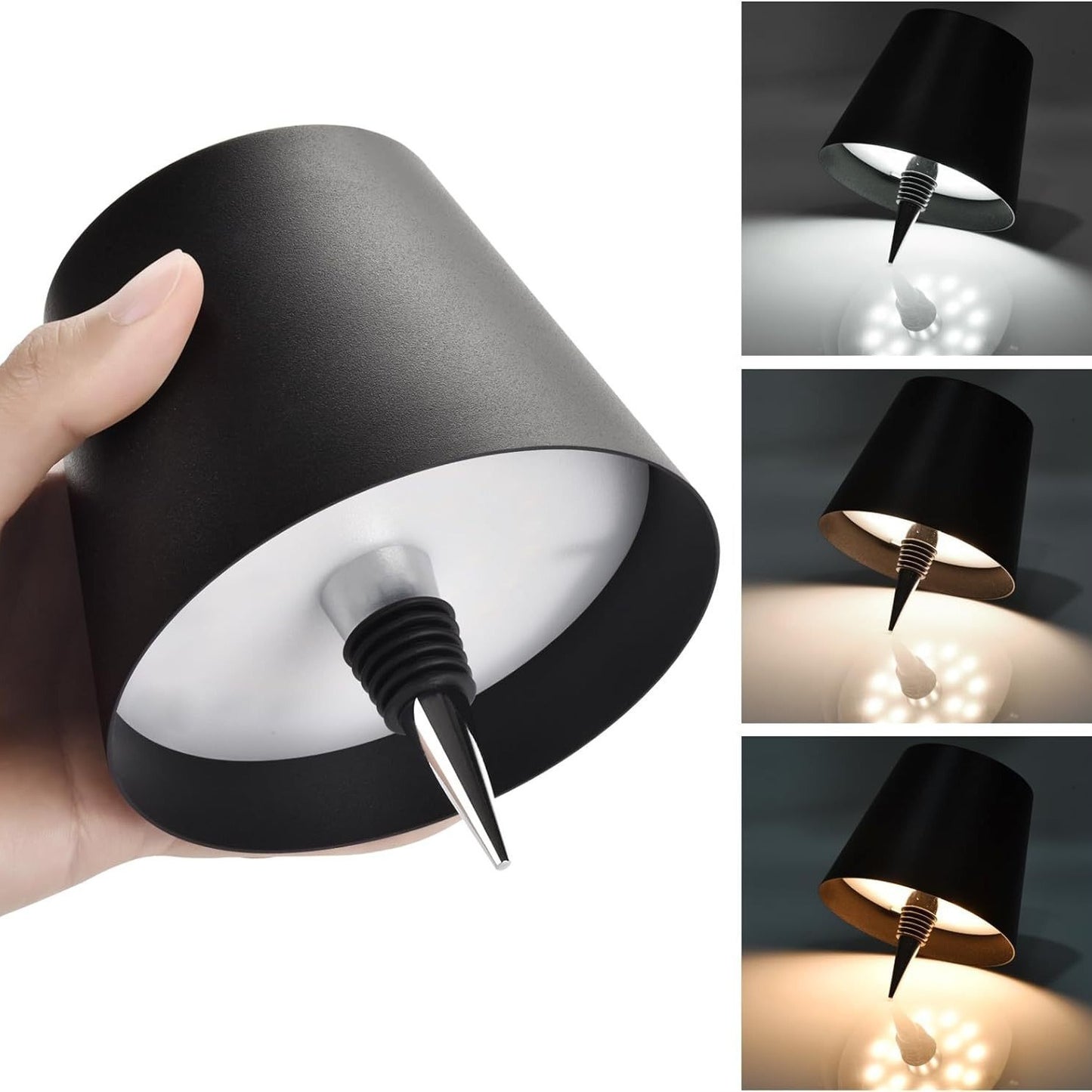 Vintage Wine Bottle LED Table Lamp