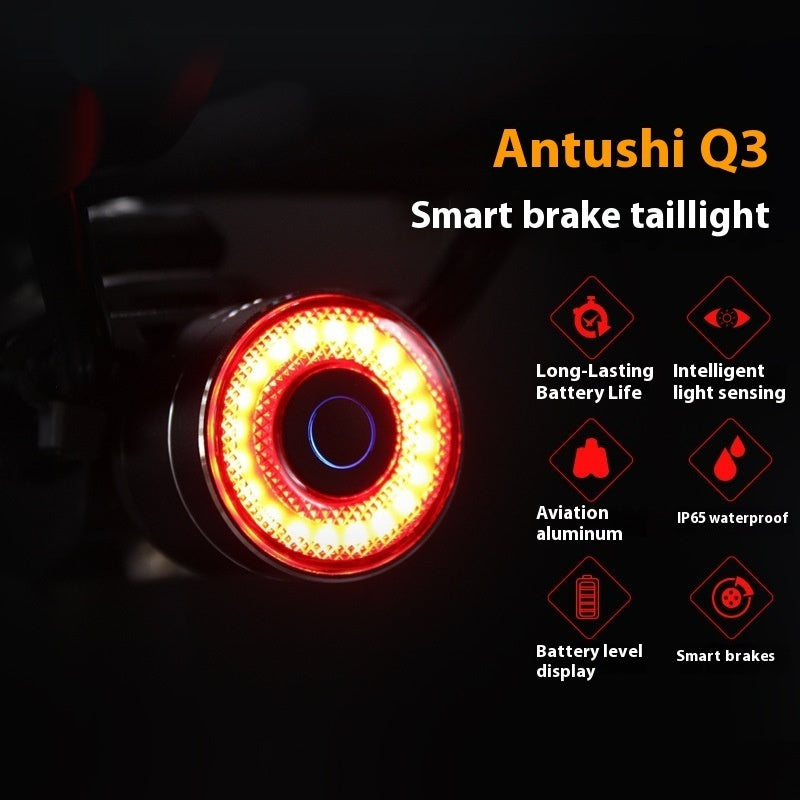 Smart Bike Tail Light - USB Rechargeable