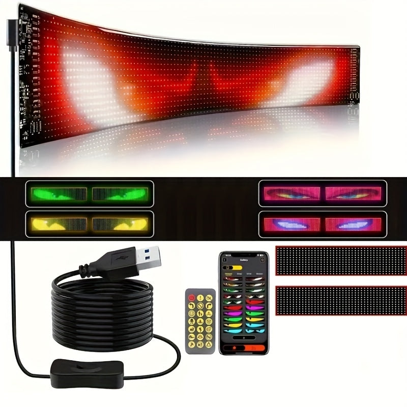 14" Programmable Pixel Panel with Preloaded Animations