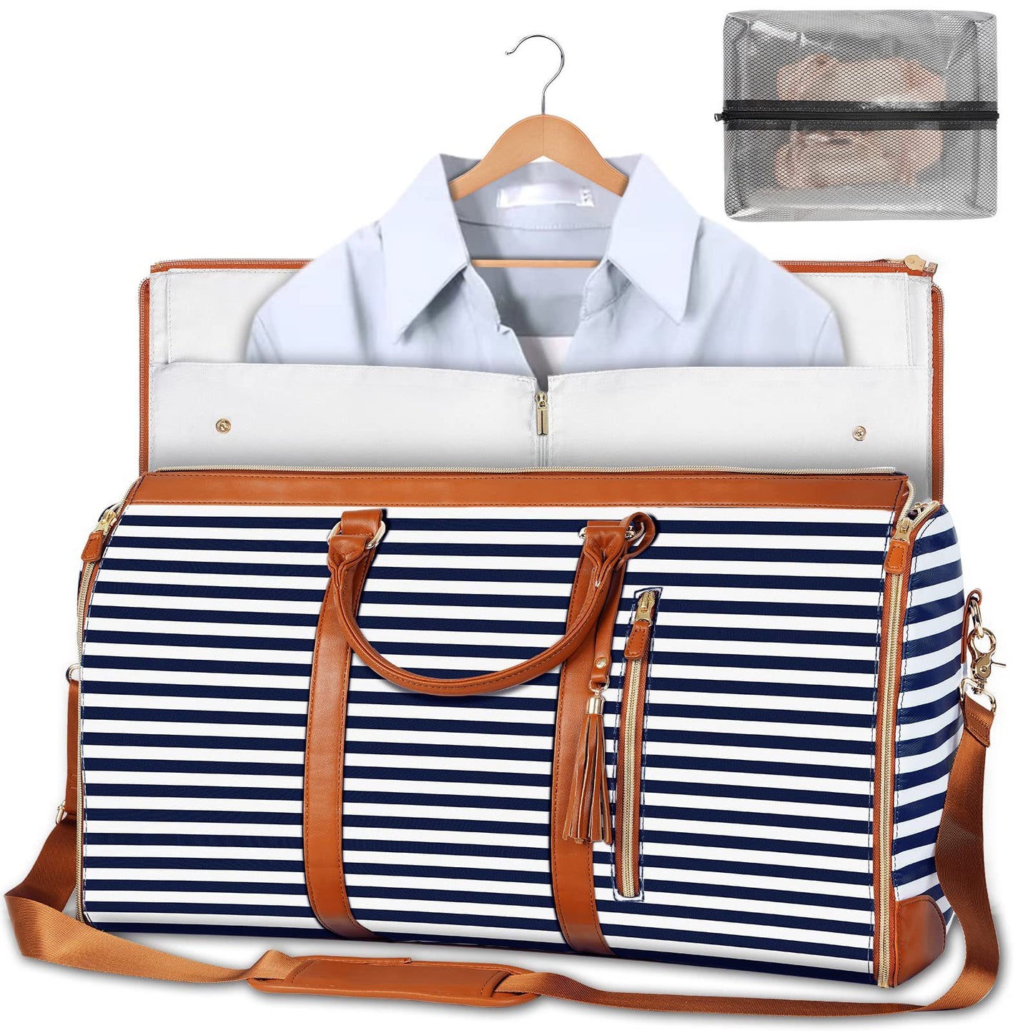 Women's Large-Capacity Travel Duffle Bag – Foldable, Waterproof & Multi-Functional