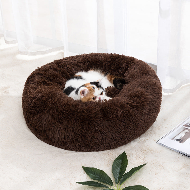Cozy Cat Bed - Soft Round Pet Nest