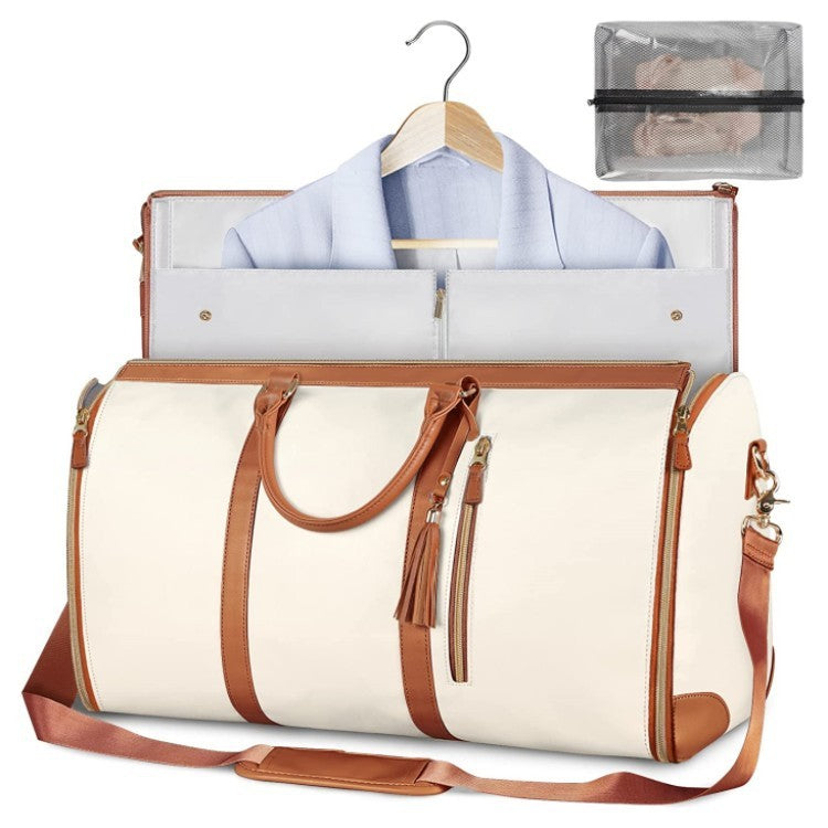 Women's Large-Capacity Travel Duffle Bag – Foldable, Waterproof & Multi-Functional