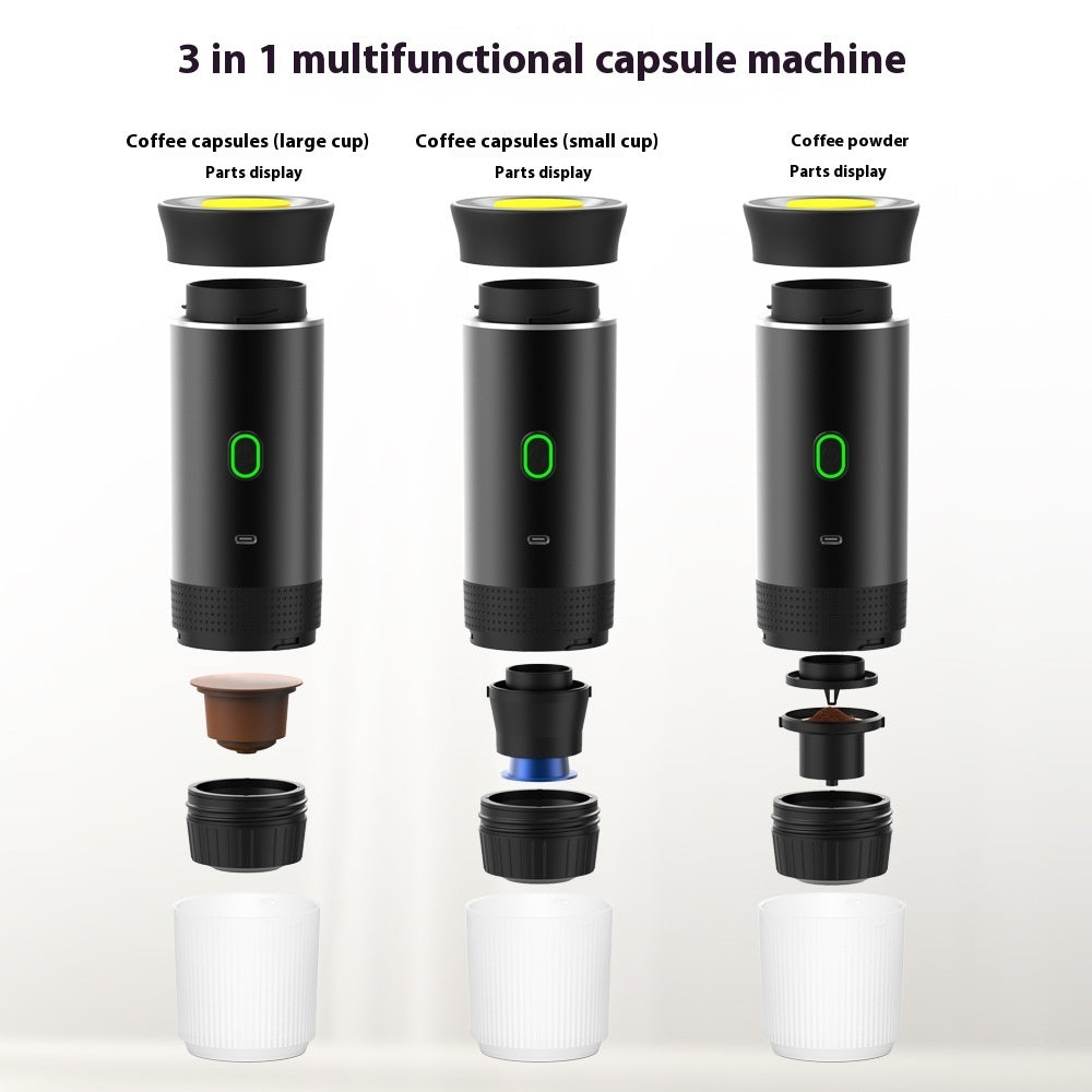 Portable 3-in-1 Coffee Maker