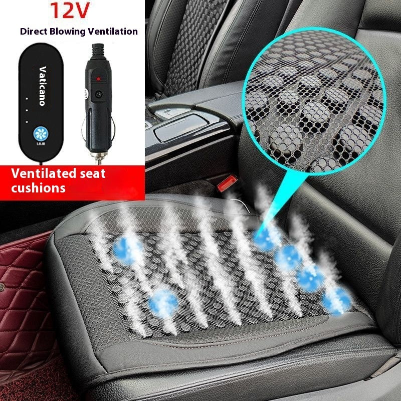 Summer Cooling Pad – Breathable Heat Dissipation Car Ventilation Cushion for Truck Backrest