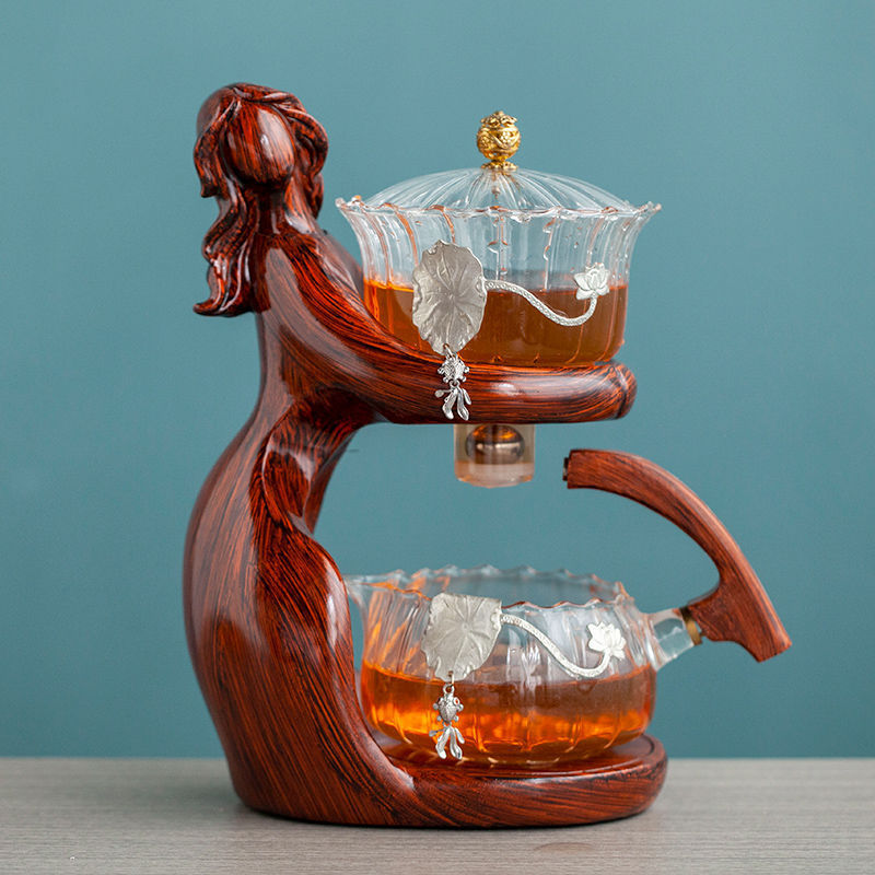 Glass Tea Set with Auto Infuser