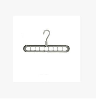 6-Piece Multi-Color Plastic Hangers Set