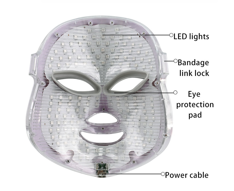 7-Color LED Facial Beauty Device