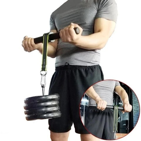 Arm Training Fitness Machine with Adjustable Handle & Resistance Rope