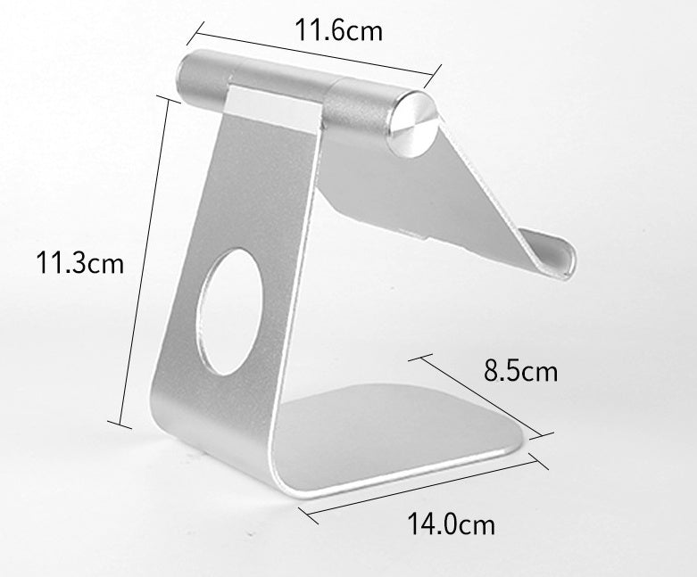 Adjustable Tablet Stand for iPad, iPhone & Tablets 4-13" – Sturdy and Rubber-Protected