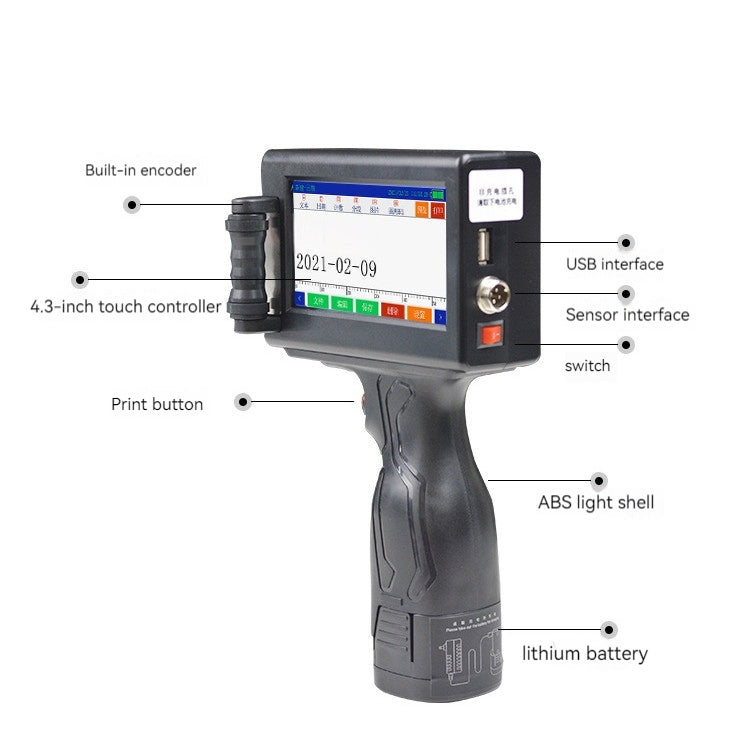 Smart Date Code Printer - Handheld Inkjet Machine