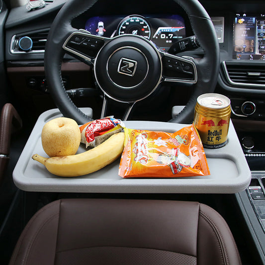 Steering Wheel Card Table – Adjustable Car Desk for Driver & Passenger