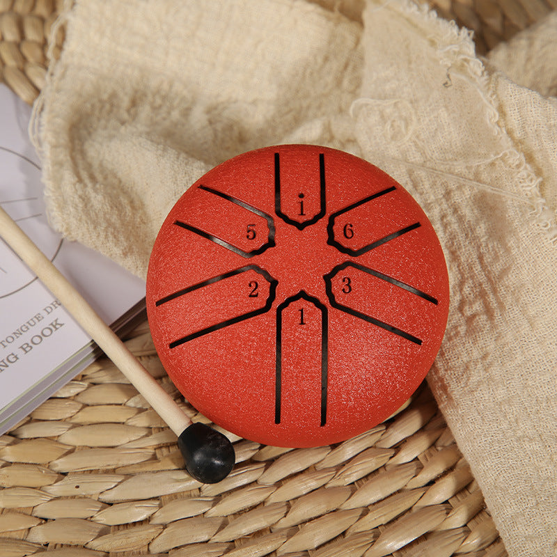 Hollow Steel Tongue Drum – Portable Percussion Instrument for Meditation & Music