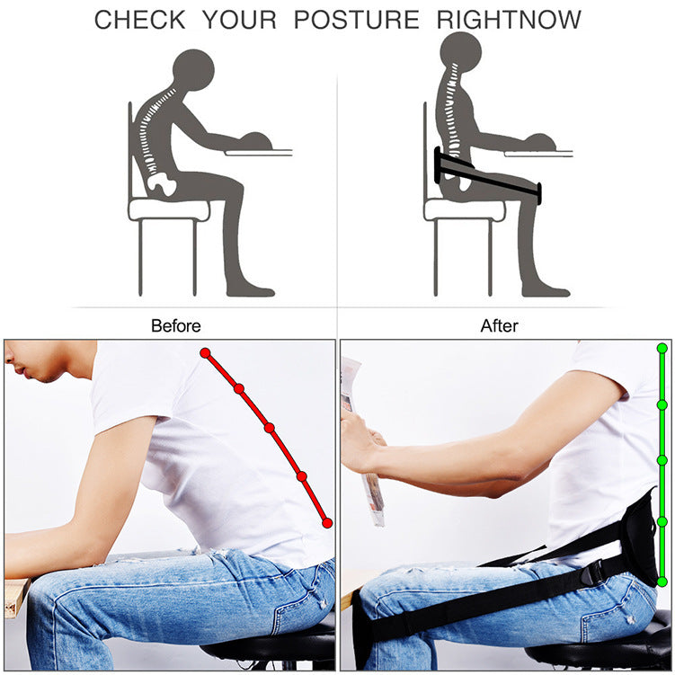Anti-Hunchback Posture Correction Belt – Back Support & Alignment Strap