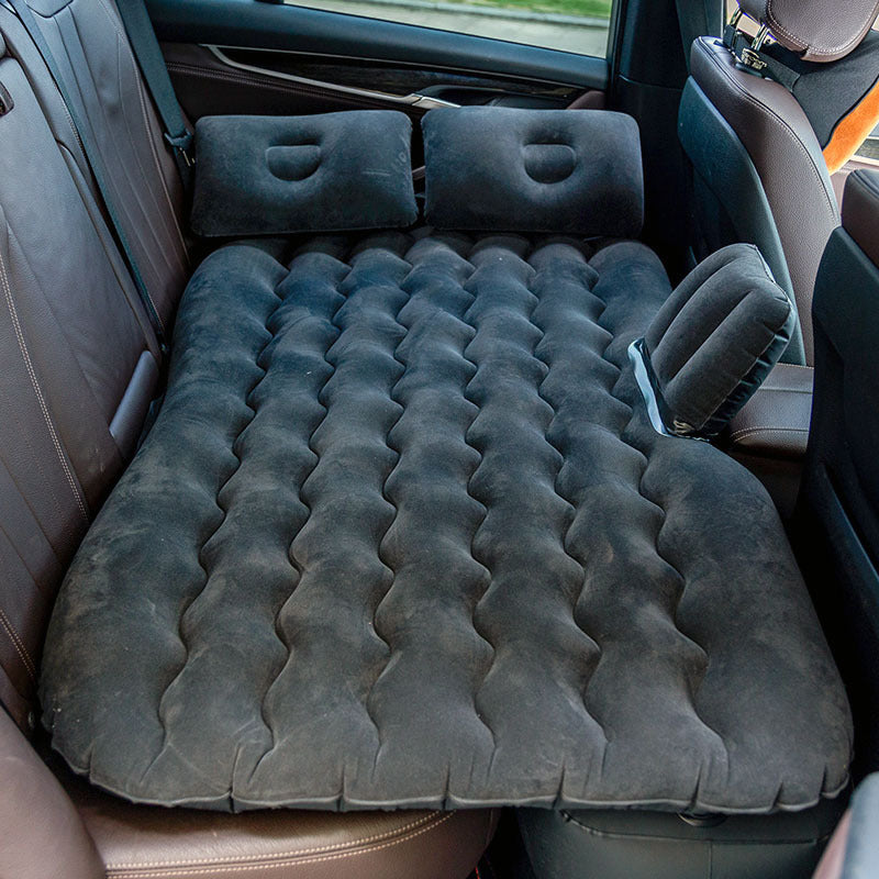 Inflatable Car Mattress – Comfortable Travel Air Bed with Pillows for Outdoor & Car Sleeping
