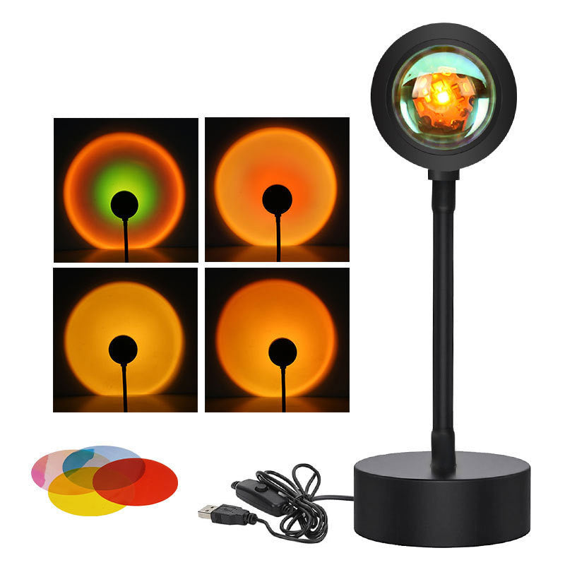 Sunset Projection Lamp – Ambient Night Light for Wall Décor