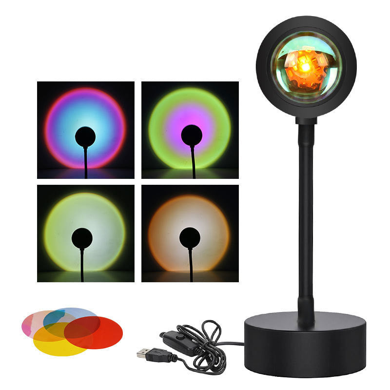 Sunset Projection Lamp – Ambient Night Light for Wall Décor